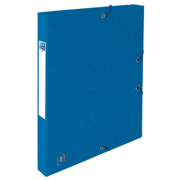 Elba elastobox Oxford Top File+ rug van 2,5 cm, blauw