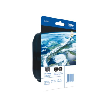 Inktcartridge Brother LC-985BK2 zwart 2x