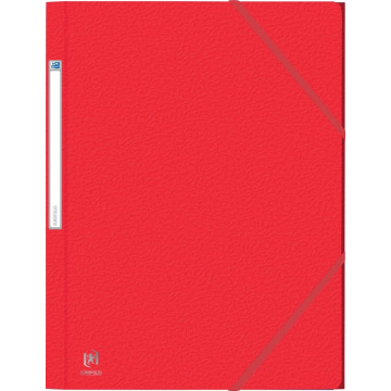 Elba Oxford Eurofolio elastomap, voor ft A4, rood