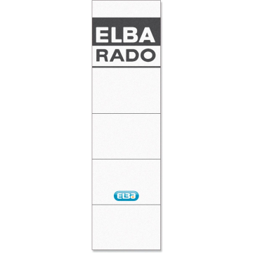 Elba Rado Plast rugetiket ft 4,4 x 15,9 cm, pak van 10 stuks