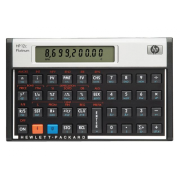 Rekenmachine HP 12C platinum