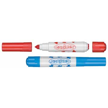 Carioca feutre tampon Superwashable 6 pièces (= 6 couleurs et 6 motifs de tampon)