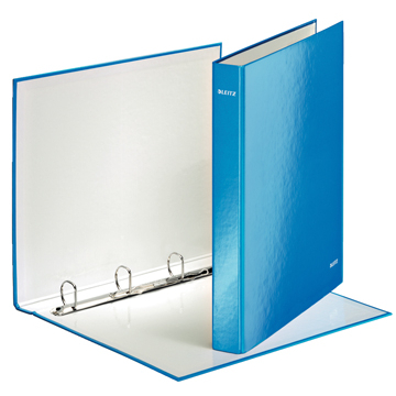 Leitz WOW classeur à anneaux, 4 anneaux, bleu