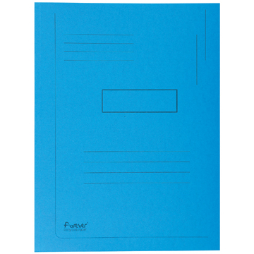 Exacompta chemise de classement Forever 2 rabats bleu