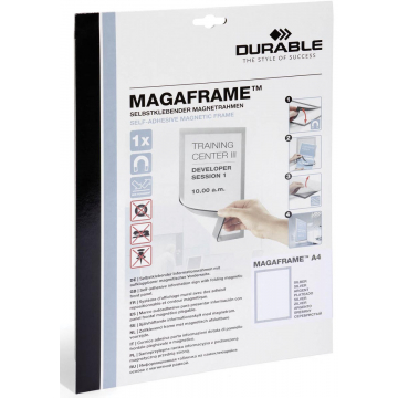 Durable Duraframe A4 zilver, in ophangbare etui