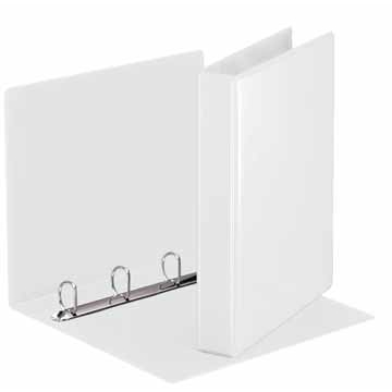 Esselte classeur à anneaux personnalisable, dos de 5,1 cm, 4 anneaux en D de 30 mm, blanc