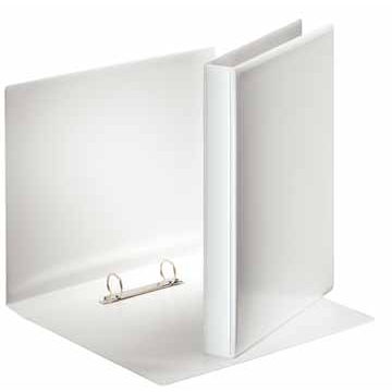 Esselte classeur à anneaux personnalisable, dos de 3,8 cm, 2 anneaux en O de 25 mm, blanc