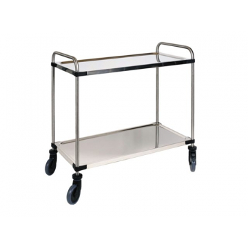 Serveerwagen met 2 plateaus 870x570x950mm
