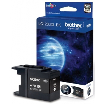 Brother cartouche d'encre, 2.400 pages, OEM LC-1280XLBK, noir