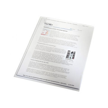 L-map Leitz Premium 0,13mm PP A4 transparant