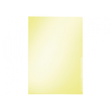 L-map Leitz Premium copy safe 0.15mm PVC A4 geel