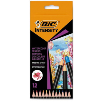 Bic aquarelpotlood Intensity, etui van 12 stuks
