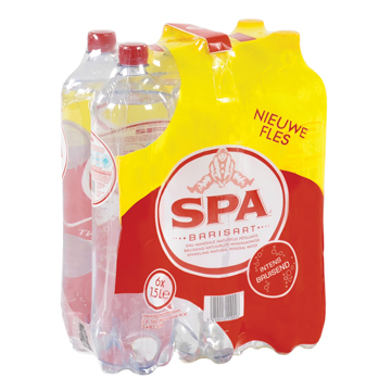 Spa Intense eau, bouteille de 1,5 litre, paquet de 6 pièces