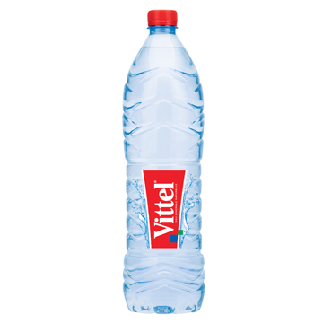 Vittel eau, bouteille de 1,5 litre, paquet de 6 pièces