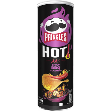 Pringles chips, 160 g, hot BBQ ribs