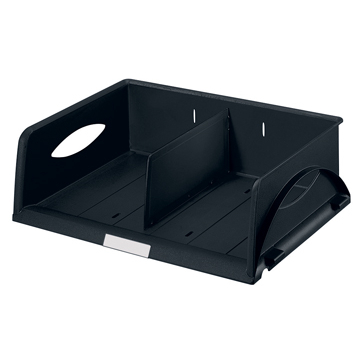 Leitz bac à courrier oblong pour ft A4 noir