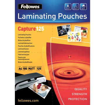 Fellowes lamineerhoes ft A4, 250 micron (2 x 125 micron), pak van 100 stuks, mat