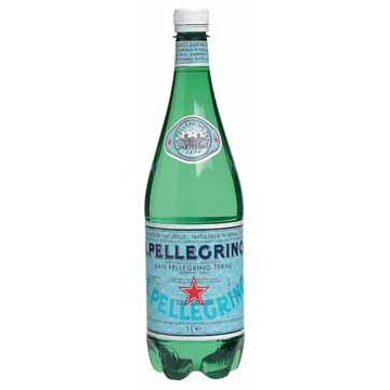 San Pellegrino eau, bouteille de 1 litre, paquet de 6 pièces