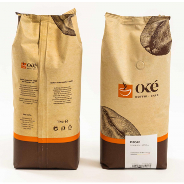 OKE KOFFIE Deca gemalen koffie, 1 kg