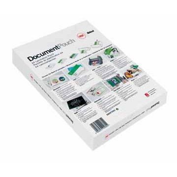 GBC étuis à plastifier Document Pouch ft A4, 2 x 80 microns (160 micons)