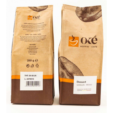 OKE KOFFIE Dessert gemalen koffie, 250 g