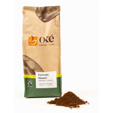 OKE KOFFIE Fairtrade Dessert gemalen koffie, 250 g
