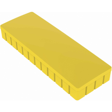 Maul magneet MAULsolid, ft 54 x 19 mm, geel, doos van 10 stuks