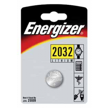 Energizer pile bouton CR2032, blister de 2 pièces