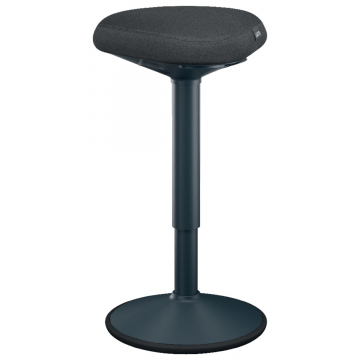 Leitz Ergo actieve Zit/Sta kruk met comfortzitting, donkergrijs