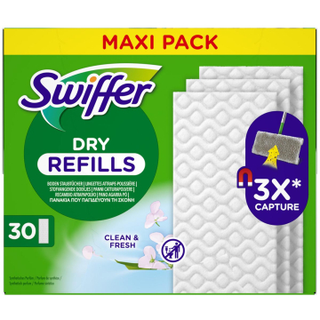 Swiffer Dry navulling, pak van 30 stuks