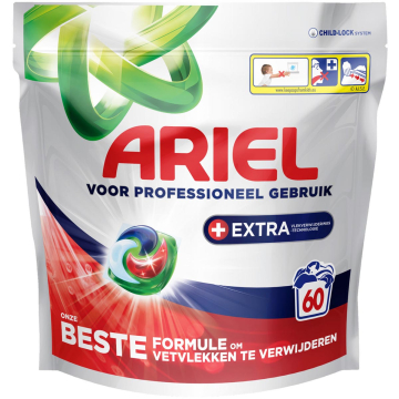 Ariel Professional Formula All-in-1 Extra wascapsules, pak van 60 stuks
