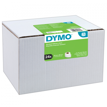 Etiket Dymo 13188 labelwriter 28x89mm adreslabel 3120stuks
