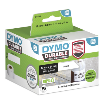 Etiket Dymo 1933085 labelwriter 19x64mm 900 stuks