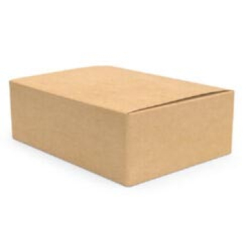 Verzenddoos, enkele golf, 3 mm, bruin, ft 200 x 140 x 110 mm