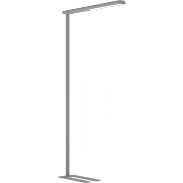 MAUL Jet vloerlamp, LED, zilver