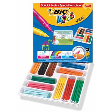 Bic Kids feutre Visa 144 feutres (classpack)