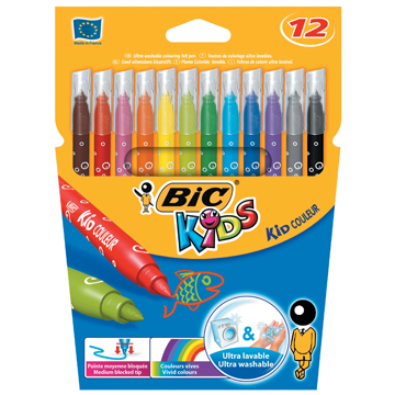 Bic feutre Kid Couleur 12 feutres