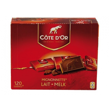 Chocolade Cote d'Or 10gr mignonnette melk 120 stuks
