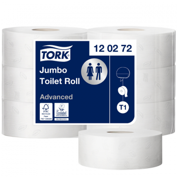 Toiletpapier Tork Jumbo T1 advanced 2-laags 360m wit 120272
