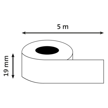 Labeletiket Brother CZ-1003 19mmX5m kleur opdruk