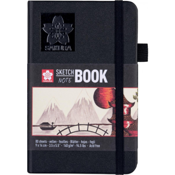 Sakura schetsboek Note, wit, ft 9 x 14 cm