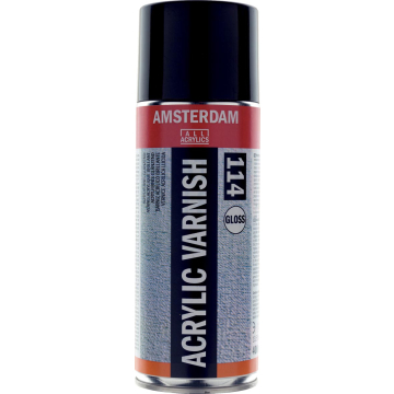 Amsterdam acrylvernis glanzend, spuitbus van 400 ml