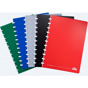 Atoma Eco schrift, ft A4, 144 bladzijden, geruit 5 mm, geassorteerde kleuren