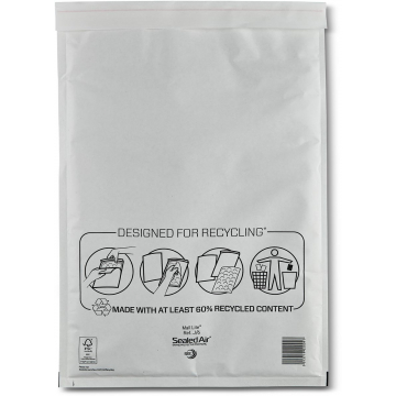 Mail Lite luchtkussenenvelop, ft 300 x 440 mm (A3), wit, doos van 50 stuks