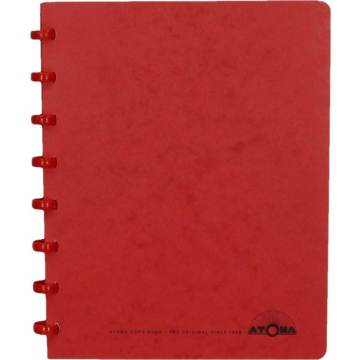 Atoma schrift, ft A5, 144 bladzijden, commercieel geruit, rood