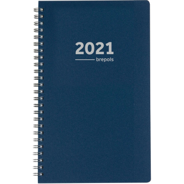 Brepols agenda Breform Polyprop 6-talig, blauw
