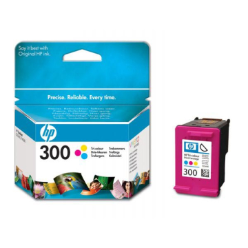 HP cartouche d'encre 300, 165 pages, OEM CC643EE, 3 couleurs