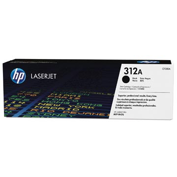 hp toner 312A zwart, 2400 pagina's - OEM: CF380A