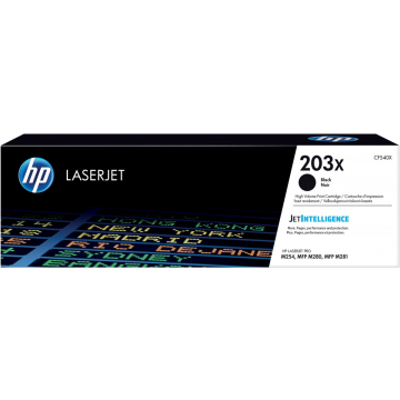 HP toner 203X, 3200 pagina's, OEM CF540X, zwart