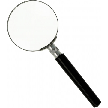 Westcott leesloep, diameter: 60 mm, vergroot tot 5 keer, zwart